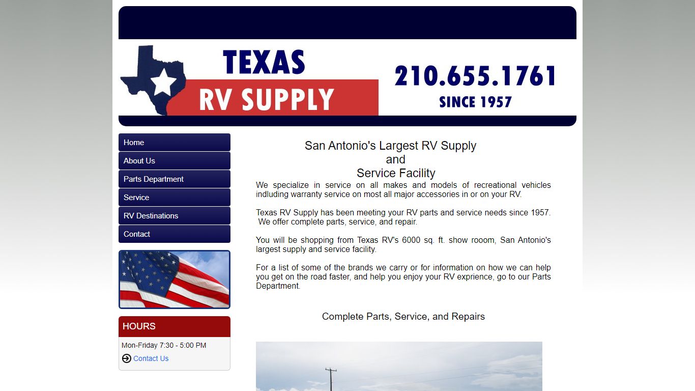 San Antonio's Largest RV Accessory and Service Center